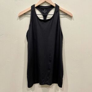Athleta Black Racerback Tank Top - Size: Small